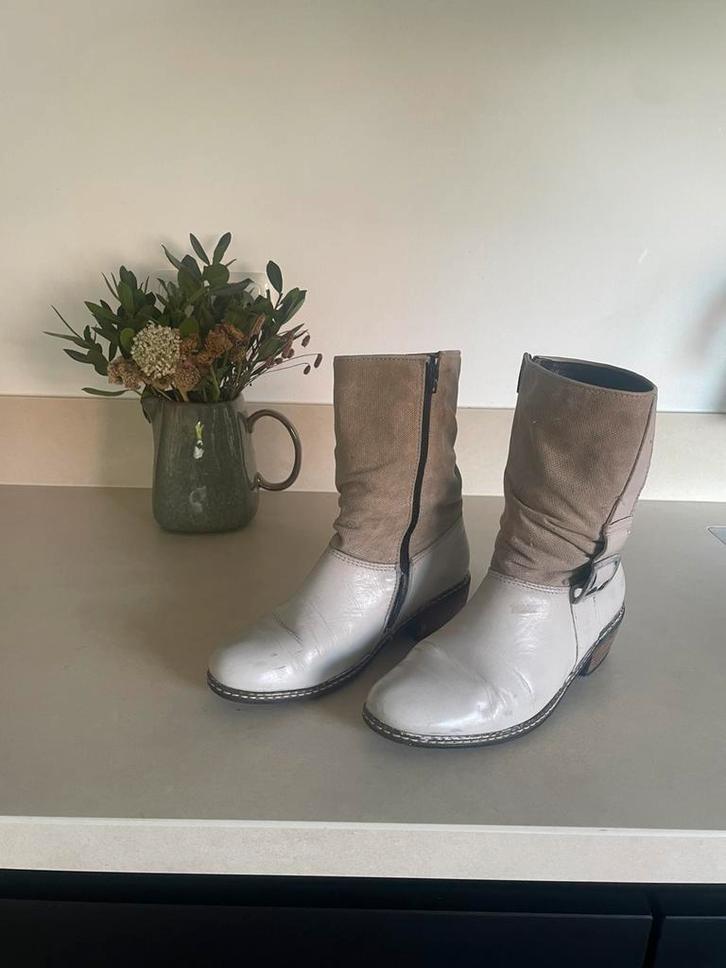 Wolky laarsjes, Kleding | Dames, Schoenen, Gedragen, Beige, Ophalen of Verzenden