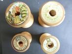 Vintage houten klosjes (4x)., Verzenden, Gebruikt