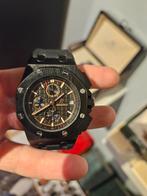 Audemars Piguet Royal Oak, Zwart, Ophalen of Verzenden, Zo goed als nieuw, Audemars piguet
