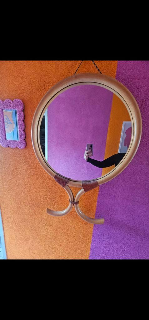 Grote vintage spiegel, Huis en Inrichting, Woonaccessoires | Spiegels, Zo goed als nieuw, Minder dan 100 cm, Rechthoekig, Ophalen