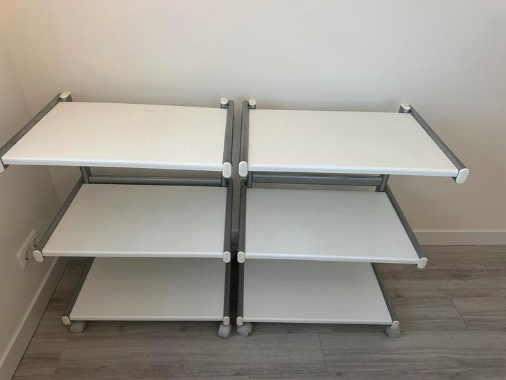 2 Werktafels Verrijdbaar Salon Interieur, Diensten en Vakmensen, Schoonheidsspecialisten | Overige, Huidbehandeling, Ontharing