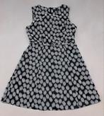 Zomer Jurk mouwloos, zwart/wit design, gevoerd | mt XL/42, Zwart, Maat 42/44 (L), Ophalen of Verzenden, Zo goed als nieuw