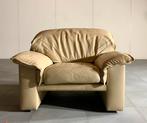 Vintage design Fauteuil Durlet - België, Huis en Inrichting, Ophalen of Verzenden, 75 tot 100 cm, Leer