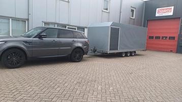 TRANSPORT **NL EUROPA** BE gesloten aanhanger bestelbus beschikbaar voor biedingen