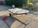 Yam 250R rubberboot + 5pk Yamaha 2takt buitenboordmotor, Watersport en Boten, Rubberboten, Ophalen, Gebruikt, Yam, Benzine