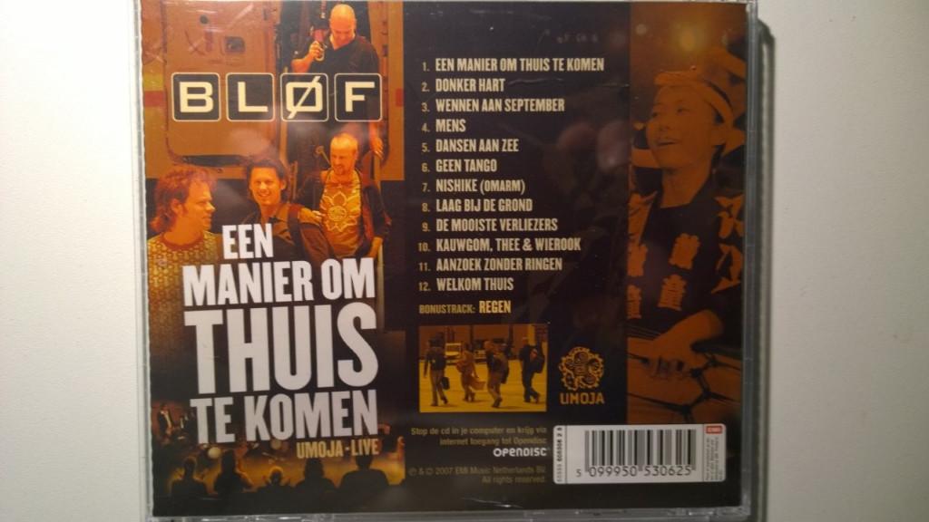 Bløf - Een Manier Om Thuis Te Komen (Umoja-Live), Cd's en Dvd's, Ophalen of Verzenden, Zo goed als nieuw, Rock
