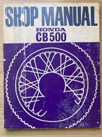 Honda CB500 1971-1973 Shop Manual, Motoren, Handleidingen en Instructieboekjes, Honda