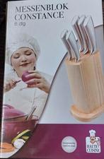 Haute Cuisine - messenblok (nieuw), Huis en Inrichting, Keuken | Bestek, Ophalen of Verzenden, Nieuw, Hout