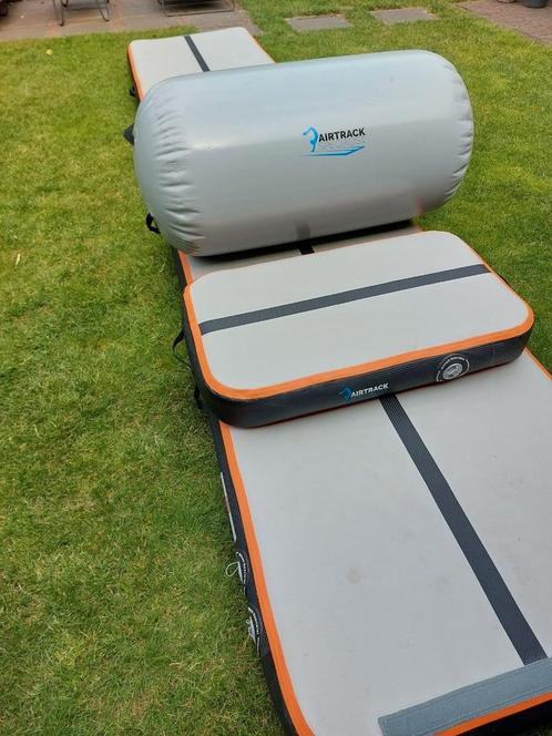 Airtrack 5 m., Sport en Fitness, Turnen, Gebruikt, Materiaal, Grijs, Ophalen