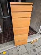 Malm Ladekast met 6 lades en spiegel, Ophalen, 5 laden of meer, 50 tot 100 cm, Minder dan 100 cm