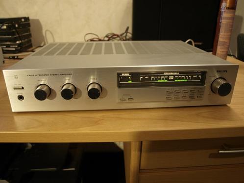 Philips F4213 stereo versterker ( klinkt erg mooi en warm ), Audio, Tv en Foto, Versterkers en Receivers, Zo goed als nieuw, Stereo