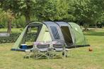 6 persoons  Coleman tunnel tent met luifel en tarp, Caravans en Kamperen, Tenten, Ophalen, Zo goed als nieuw, Tot en met 6