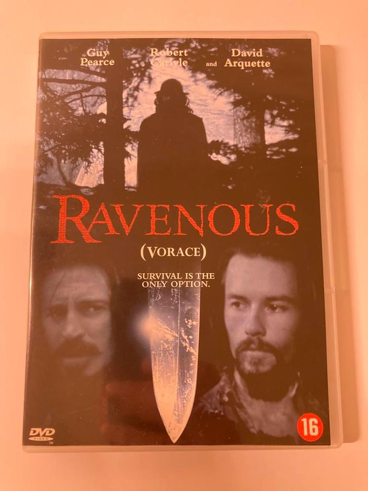 Ravenous, 1999 / DVD, Cd's en Dvd's, Dvd's | Horror, Zo goed als nieuw, Vampiers of Zombies, Vanaf 16 jaar, Ophalen of Verzenden
