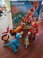 PLAYMOBIL Dinos Motorcrosser met Raptor - 9431, Ophalen of Verzenden, Zo goed als nieuw