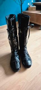 Glanzende Zwarte Moon Boots - 7th Avenue, Kleding | Dames, Zwart, Snowboots, Ophalen of Verzenden, Zo goed als nieuw