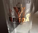 4 Vintage Breda Drie Hoefijzers Bierglazen., Ophalen of Verzenden, Zo goed als nieuw, Glas of Glazen, Overige merken