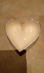 Harten schaal, Ophalen of Verzenden, Zo goed als nieuw, Rond, Glas