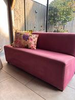 Roze Kartell Bank - 2 Meter Lang, Ophalen, Stof, Gebruikt, 150 tot 200 cm