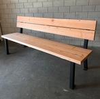 NIEUW OP MAAT - Stijlvolle bank - 2 meter - 4-5 personen, Ophalen of Verzenden, Nieuw, Hout