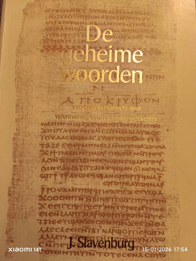 De geheime woorden - J. Slavenburg, Boeken, Achtergrond en Informatie, Spiritualiteit algemeen, Ophalen of Verzenden, J. Slavenburg