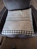 Sierkussen Vierkant Grijs/Beige - Zo Goed Als Nieuw, Ophalen, Zo goed als nieuw, Grijs, Vierkant