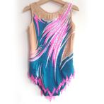 Nieuw Ritmische Gymnastiek pakje te koop/te huur mt 122/128, Sport en Fitness, Turnen, Nieuw, Roze, Turnpak(je), Kindermaat 122 t/m 140