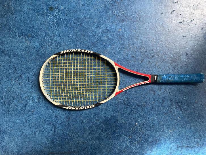 Dunlop Aerogel 3Hundred (Face: 98) - met hoes, Sport en Fitness, Tennis, Gebruikt, Racket, Dunlop, Ophalen of Verzenden
