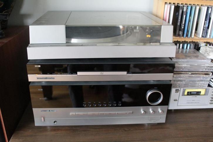 Harman Kardon, HK 3480 ,DVD 23, Hitachi platenspeler,Philips, Audio, Tv en Foto, Versterkers en Receivers, Gebruikt, Stereo, Overige merken