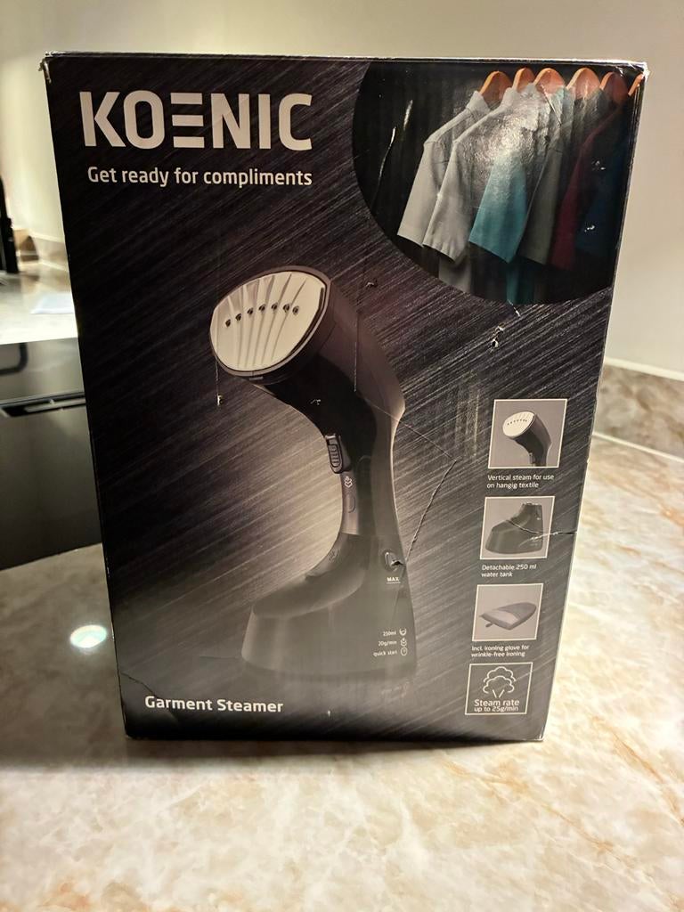 Koenic Kledingstomer - Zo goed als nieuw!, Mediamarkt, Ophalen of Verzenden, Zo goed als nieuw, Kledingstomer