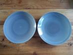 2 blauwe Gusta borden, Huis en Inrichting, Keuken | Servies, Ophalen, Gebruikt, Overige stijlen, Bord(en)