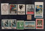 A111B) Zweden 11 vignetten w.o. zeer oud oa 1897 Stockholm, Postzegels en Munten, Postzegels | Volle albums en Verzamelingen, Ophalen of Verzenden