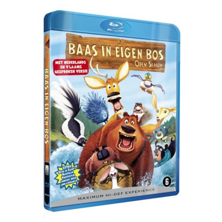 Baas In Eigen Bos NL (Blu-ray) - Nieuw, Cd's en Dvd's, Blu-ray, Zo goed als nieuw, Tekenfilms en Animatie, Ophalen of Verzenden