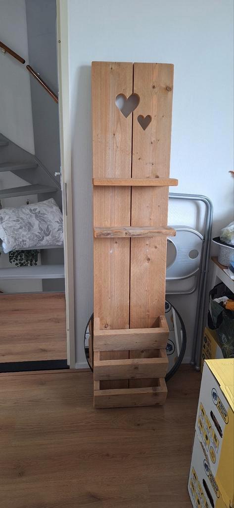Decoratie plank met postvakken, Huis en Inrichting, Woonaccessoires | Kamerschermen, Gebruikt, Ophalen