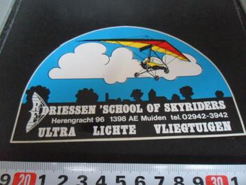 stickers Muiden Driessen school of skyriders Ultra Lichte vl beschikbaar voor biedingen