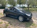 Peugeot 206 2.0 16V CC 2002 Zwart, Auto's, Peugeot, 136 pk, 4 cilinders, Cabriolet, 4 stoelen