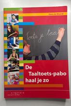 Taaltoets-pabo: Haal je zo!, Boeken, Ophalen of Verzenden, Alpha, Gelezen, HBO