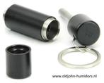 ADORINI SIGARENBOOR DUBBEL MES SOLINGEN STAAL ZWART    skn32, Verzenden, Nieuw, Tabaksdoos of Verpakking