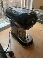 Smeg espresso machine zwart, Gebruikt, Espresso apparaat, Ophalen of Verzenden, Afneembaar waterreservoir