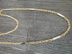 14 k gouden platte koningsketting 30,2 gram 69 cm, Sieraden, Tassen en Uiterlijk, Kettingen, Ophalen of Verzenden, Nieuw, Goud
