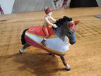Schleich circuspaard met acrobate, Verzamelen, Dierenverzamelingen, Ophalen of Verzenden, Zo goed als nieuw, Paard, Beeldje of Figuurtje