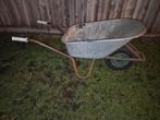 Goede sterke kruiwagen met een gegalvaniseerde bak., Ophalen, Zo goed als nieuw