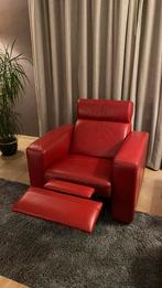 2 Leren Relaxstoelen & 3-zits Bank, Huis en Inrichting, Ophalen, Gebruikt, Leer, 75 tot 100 cm