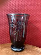 Vintagd oaars bewerkt glas, Ophalen of Verzenden