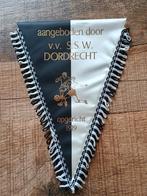 Oud voetbal vaantje - V.V.  S.S.W. Dordrecht, Ophalen of Verzenden, Overige binnenlandse clubs, Vaantje of Sjaal