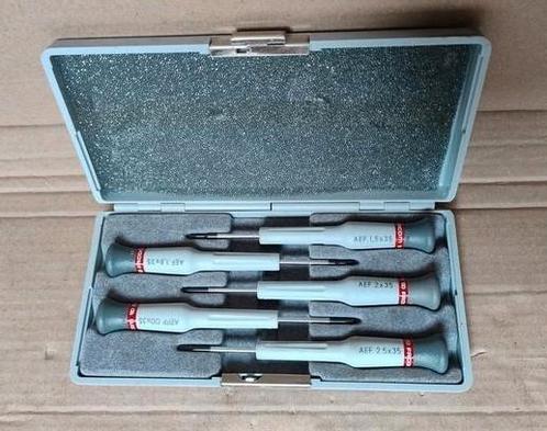 Facom doos met 5 micro-tech precisie schroevendraaiers, Doe-het-zelf en Verbouw, Gereedschap | Handgereedschap, Zo goed als nieuw