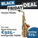 Yamaha YAS-280 - Altsaxofoon, Muziek en Instrumenten, Blaasinstrumenten | Saxofoons, Ophalen of Verzenden, Nieuw, Alt, Met koffer