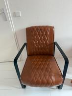 Gratis af te halen!! Cognac bruin Fauteuil, Ophalen, Gebruikt
