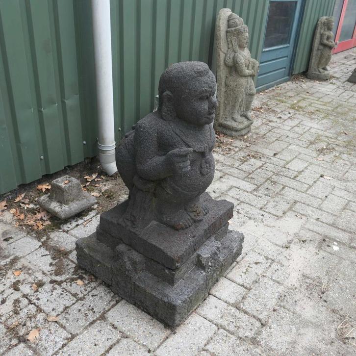 Stenen SEMAR SM6 lavasteen beeld Wayang Keris Buddha, Antiek en Kunst, Kunst | Niet-Westerse kunst, Ophalen of Verzenden