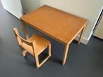 Vintage peuter tafel met stoel, Kinderen en Baby's, Kinderkamer | Tafels en Stoelen, Ophalen, Gebruikt, Tafel(s) en Stoel(en)