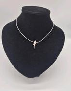 Leuke zilveren ketting 39.5cm, Verzenden, Gebruikt, Zilver, Zilver